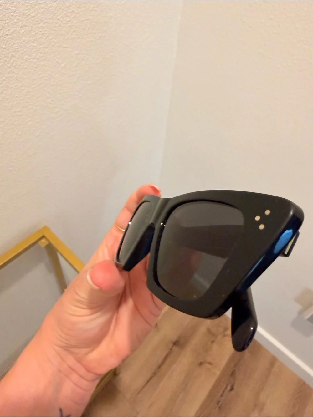 Celine Acetate Butterfly Sunglasses